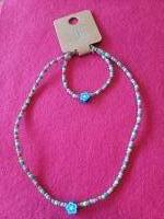 armband met ketting met bloem